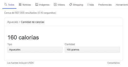 Nutrición de los alimentos
