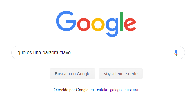 que es una palabra clave o keyword
