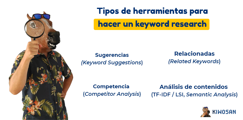 Tipos de herramientas para hacer un keyword research