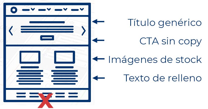 Ejemplo de página con contenido de baja calidad (thin content)
