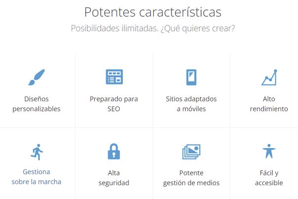 Características de WordPress