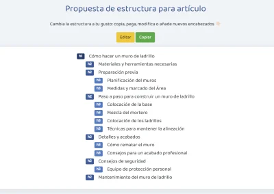 2. Estructura de encabezados seo optimizada