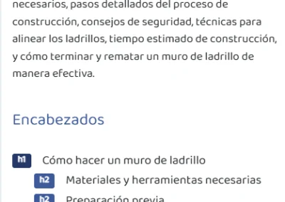 5. Briefing, intención y lista de encabezados